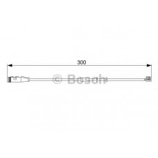Датчик зносу гальмівних колодок (передніх) Opel Vectra C/Astra H 02- (L=300mm)