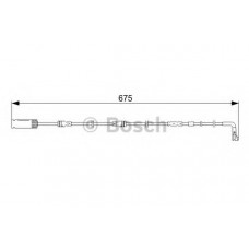 Датчик зносу гальмівних колодок (передніх) BMW 3 (E90/E92/E93) 07-13 (L=675mm)