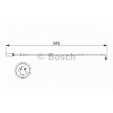 Датчик зносу гальмівних колодок (передніх) BMW X1 (E84) 2.0d 09-15 (L=645mm)