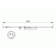 Датчик зносу гальмівних колодок (передніх) Mini (R56/R57/R58/R59)/Clubman (R55) 1.6/1.6D/2.0D 06-15