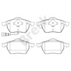 Колодки гальмівні (передні) Audi A3/VW Golf IV -03 (Ate-Teves) (з датчиком)