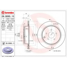 Диск гальмівний NISSAN MURANO задн., вент. (вир-во BREMBO)