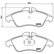 Колодка гальм. диск. MB SPRINTER 2-t, VW LT 28-35 передн. (вир-во BREMBO)
