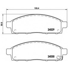 Колодка гальм. диск. MITSUBISHI L200 передн. (вир-во BREMBO)