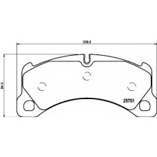 Гальмівні  колодки Brembo