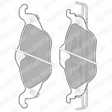 Колодки гальмівні (передні) Opel Astra G/Zafira A 94-09 (Continental)