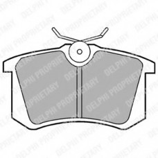 Колодки гальмівні (задні) VW Golf/Passat 83-02/ Peugeot 405 87-96 (TRW)