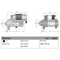 Стартер TOYOTA LAND CRUISER / PRADO (J120) (02-10) (вир-во Denso)
