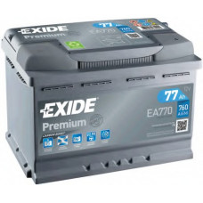 Акумулятор 77Ah-12v Exide PREMIUM (278х175х190), R, EN760
