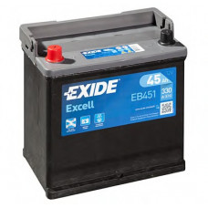 Акумуляторна батарея 45Ah/330A (220x135x225/+L/B1) Excell Азія