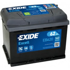 Акумулятор 62Ah-12v Exide EXCELL (242х175х190), R, EN540