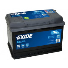 Акумулятор 74Ah-12v Exide EXCELL (278х175х190), L, EN680