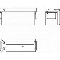 Акумуляторна батарея 140Ah/800A (513x189x223/+L/B00/B0) Strong Pro EFB+