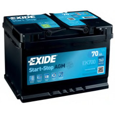 Акумулятор 70Ah-12v Exide AGM (278х175х190), R, EN760