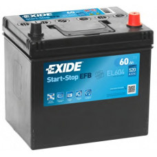 Акумулятор 60Ah-12v Exide START-STOP EFB (230х173х222), R, EN520 Азія