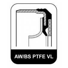 Сальник гумометалевий VAG 85X105X12 AW/BS PTF (вир-во Elring)