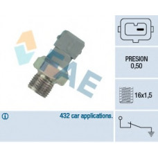 Датчик тиску оливи Citroen Jumper/Peugeot Partner 1.8/1.9/2.0/2.5TDi 94- (0.5 bar) (сірий)