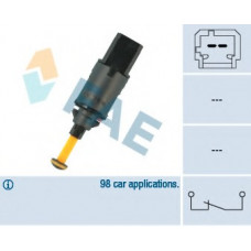 Датчик педалі гальма Citroen Berlingo/Peugeot Partner 1.1-2.0 HDI 96- (2 конт.) (чорний)