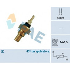 Датчик температури охолоджуючої рідини MB OM602/VW LT 2.3 -06 (чорний)