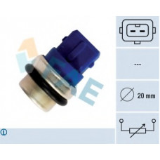 Датчик температури охолоджуючої рідини VW Caddy I/II/T4 1.4-2.5 85-04 (2 конт.) (синій)
