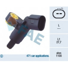 Датчик ABS (передній) VW Caddy II 1.4/1.6/1.9TDi 95-04 (R)