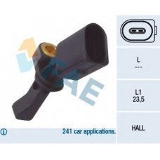 Датчик ABS (задній) Skoda Roomster/VW Polo 01- (L)