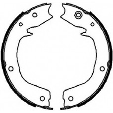 Комплект гальмівних колодок з 4 шт. барабанів