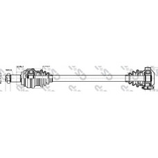Піввісь (задня) BMW 1 (E81/E87)/3 (E90) 05-11 (R) (30/663) M47/N45/N47/N52/N53/N55/N57