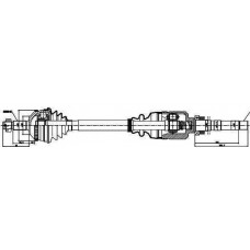 Піввісь Fiat Scudo 2.0HDI (R) (27x37x947x48T) (+ABS)