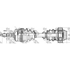 Піввісь MB Vito CDI 99-03 (27x71