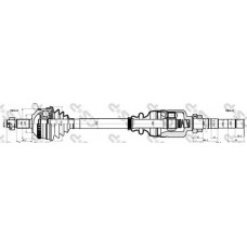 Піввісь Citroen Jumpy 2.0 HDi 99-06 (R) (37x27x960x48T) (+ABS)