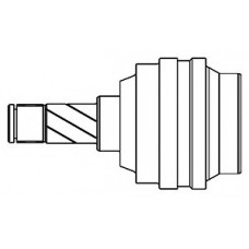ШРКШ (внутрішній) Ford Escort III 1.1 83-85/Fiesta 1.1 89-95 (23x20x124)(к-кт)