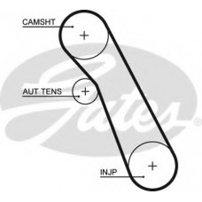 Ремінь зубч. ГРМ Ford Focus, Mondeo, Transit 1,8 TD (вир-во Gates)