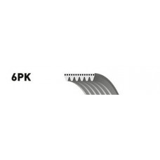 Ремінь поліклін. 6PK738 (вир-во Gates)