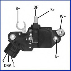 Реле генератора (14.5V) Ford Transit 2.0-2.4 TDCI 00-06 (HÜCO)