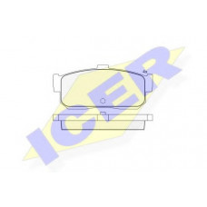 Колодки гальмівні (задні) Nissan Almera II 00-/Primera 90-96/Sunny 90-95/Infiniti G20 90-97