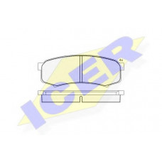 Колодки гальмівні (задні) Mitsubishi Pajero IV 06-/Toyota Land Cruiser 84-/Prado 02-/Lexus GX 01-