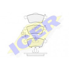 Колодки гальмівні (передні) VW T4 90-03 R15 (+датчик)
