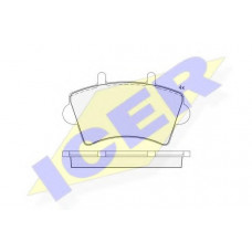 Колодки гальмівні (передні) Renault Master II/Opel Movano 98-/Nissan Interstar 02-
