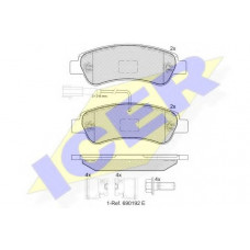 Колодки гальмівні (задні) Citroen Jumper/Fiat Ducato/Peugeot Boxer 06- (+датчики)