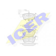 Колодки гальмівні (задні) VW T5/Multivan V 03-15 (+датчик)