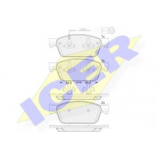 Колодки гальмівні (передні) VW T5/Multivan V 03-15/T6/Multivan VI 15- (+датчик)