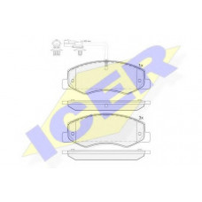Колодки гальмівні (задні) Renault Master III/Opel Movano B/Nissan NV400 10- (+датчик)(спарка)