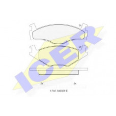 Колодки гальмівні (передні) Seat Cordoba/Ibiza 93-02/VW Golf/Jetta 76-91/Passat B2 83-88