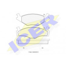 Колодки гальмівні (передні) Seat Cordoba/Ibiza/Toledo 93-02/VW Caddy/Passat B2-B4 79-92/Golf 74-99