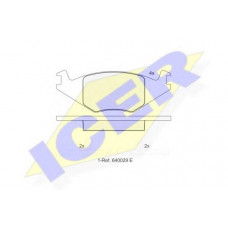 Колодки гальмівні (передні) Seat Cordoba/Ibiza 94-02/VW Golf/Jetta/Polo 81-94/Passat B1/B2 79-88