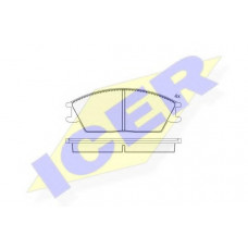Колодки гальмівні (передні) Hyundai Pony 89-95/S Coupe 90-96