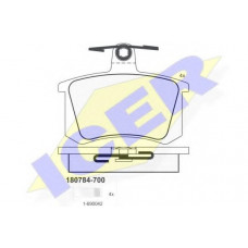 Колодки гальмівні (задні) Audi A4/A6/A8 94-02/Audi 80 91-96/Audi 90 84-91/Audi 100/200 77-94