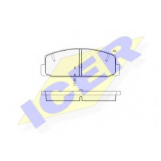 Колодки гальмівні (задні) Mazda 6 02-13/Mazda 323 91-04/626 III/V/RX-7 84-02