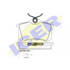 Колодки гальмівні (задні) Audi A4/A6/Skoda SuperB 01-09/Renault Clio 05-14/VW Golf/Passat 84-02